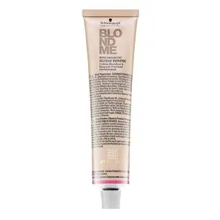 Schwarzkopf Professional BlondMe Bond Enforcing Blonde Toning tónovací barevný krém pro všechny typy vlasů Nougat 60 ml