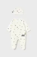 Dupačky a kojenecká čepička Mayoral Newborn