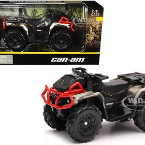 Can-Am Outlander XMR 1000R ATV Black and Gold Diecast Model by New Ray
