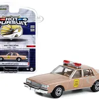 1987 Chevrolet Caprice Beige Metallic "Iowa State Patrol" "Hot Pursuit" Series 43 1/64 Diecast Model Car by Greenlight