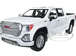 2019 GMC Sierra 1500 Denali Crew Cab Pickup Truck with Sunroof White "Timeless Legends" Series 1/24-1/27 Diecast Model Car by Motormax