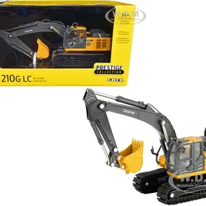 John Deere 210G LC Tracked Excavator Yellow "Prestige Collection" 1/50 Diecast Model by ERTL TOMY