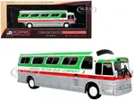 1966 GM PD4107 "Buffalo" Coach Bus "Indiana Motor Bus Company" Destination Indianapolis "Vintage Bus &amp; Motorcoach Collection" 1/87 (HO) Diecast M