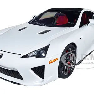 Lexus LFA Whitest White with Carbon Top 1/18 Model Car by Autoart