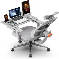 NEWTRAL MAGICH003 Ergonomic Office Chair with Desktop Gray
