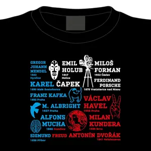 Dámské tričko - Čeští  rodáci, S