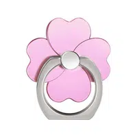 4-Leaf Clover Mobile Phone Ring Holder - Pink