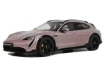 2022 Porsche Taycan Turbo S Cross Turismo Pink Metallic 1/18 Model Car by GT Spirit