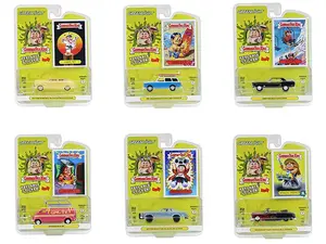 "Garbage Pail Kids" Set of 6 pieces Series 7 1/64 Diecast Models by Greenlight