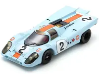 Porsche 917K 2 Pedro Rodriguez - Jackie Oliver "J.W. Automotive Engineering" Winner "24 Hours of Daytona" (1971) with Acrylic Display Case 1/18 Model