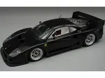 Ferrari F40 LM Black with Silver Enkei Rims "Press Version" (1996) "Mythos Series" Limited Edition to 40 pieces Worldwide 1/18 Model Car by Tecnomode