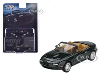Eunos Roadster V-Special RHD (Right Hand Drive) Dark Green Limited Edition 1/64 Diecast Model Car by Mini GT