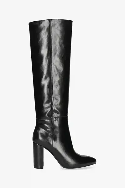 Kozačky Mexx KRYSTAL INDY dámské, černá barva, na podpatku, MI001800153W