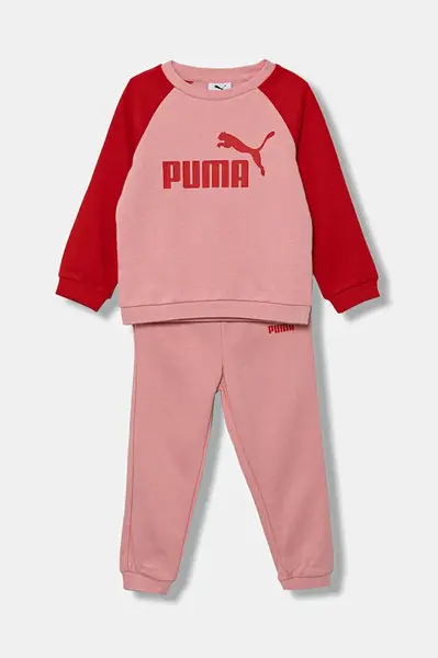 Dětská tepláková souprava Puma MINICATS ESS Raglan Crew Set FL INF