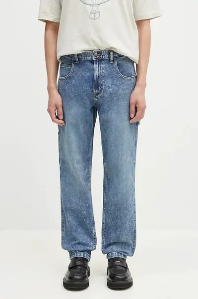 Džíny Dickies Garyville Denim Rinsed Blue W/ Fade