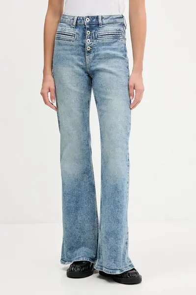 Džíny Karl Lagerfeld Jeans dámské, high waist, A4W10024