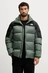 Manšestrová péřová bunda The North Face OUTDOOR zelená barva, NF0A8992EIH1
