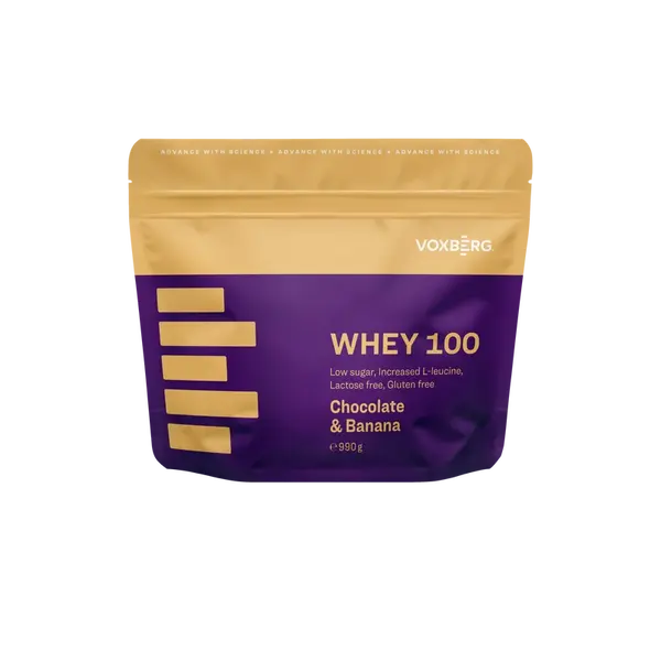 VOXBERG Protein WHEY 100 Čokoláda a Banán 990 g