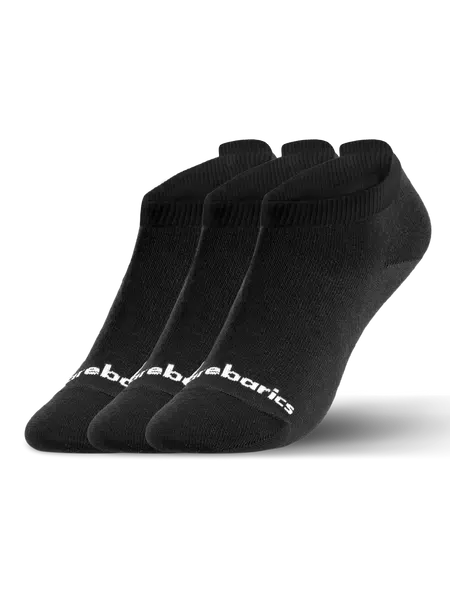 Barebarics - Barefoot Socks - Low-cut - Black - 3 pack
