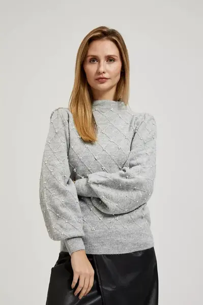 Marisse Sweater With Puffy Sleeves