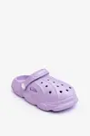 Boto Detské penové žabky fialové fialové oblačno