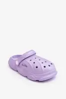 Boto Detské penové žabky fialové fialové oblačno