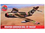 Level 2 Model Kit Mikoyan-Gurevich MiG-17F "Fresco" Fighter Aircraft with 2 Scheme Options 1/72 Plastic Model Kit by Airfix
