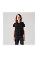 Levi&#39;s Černé dámské basic tričko s nášivkou Levi's® - Dámské