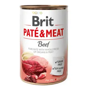 Brit konzerva Paté & Meat Beef 400 g