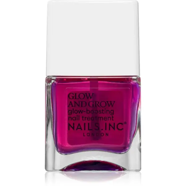 Nails Inc. Glow and Grow Nail Growth Treatment posilující lak na nehty 14 ml