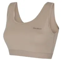 Husky Mebra L M, beige Merino termoprádlo Podprsenka