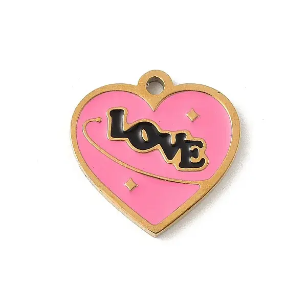 304 Stainless Steel Enamel Charms