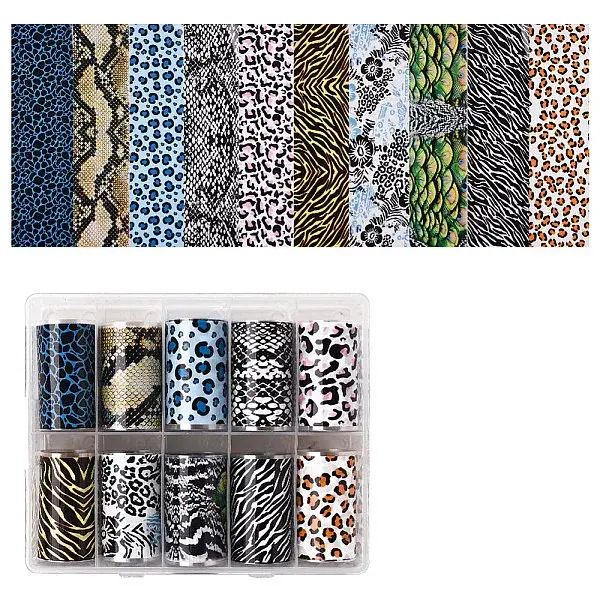 10rolls Nail Art Transfer Stickers Decals