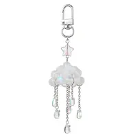 Cloud Alloy and Synthetic Moonstone Pendant Decorations
