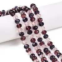 Transparent Glass Beads Strands