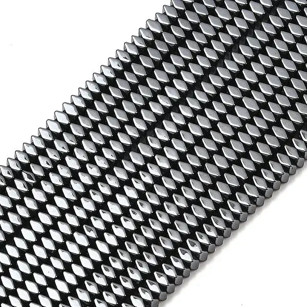 Electroplate Non-magnetic Synthetic Hematite Beads Strands