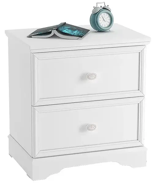 Noční stolek ballerina - bílá