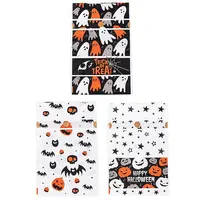 50Pcs Rectangle Halloween Candy Plastic Bags