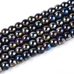 Electroplate Opaque Glass Beads Strands