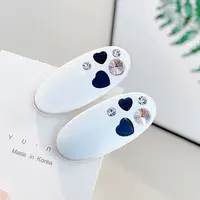 Spray Painted Alloy Alligator Hair Clips for Women Girls