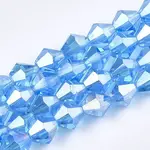Electroplate Glass Beads Strands