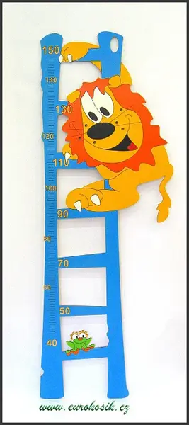 Dětský metr lev modrý