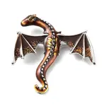 Dragon Alloy Brooch