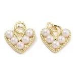 Brass Pave Cubic Zirconia Pendants