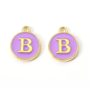 Golden Plated Alloy Enamel Charms