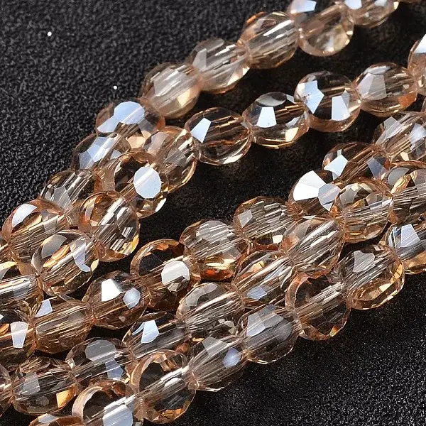 Electroplate Glass Bead Strands
