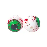 Round Halloween Bloody Eye Food Grade Silicone Beads