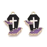 Halloween Theme Rack Plating Alloy Enamel Pendants