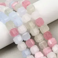 Natural White Jade Beads Strands