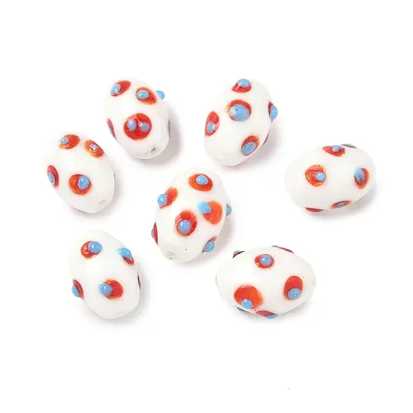 Handmade Lampwork Bumpy Beads